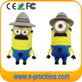 Weiche PVC-Minions USB-Blitz-Antrieb für fördernde Einzelteile (EG566)